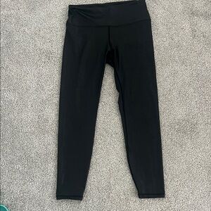 Black High-Waisted Faux Leather Pants